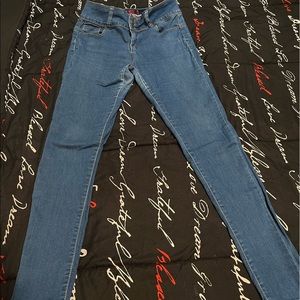Wax jeans low rise skinny jeans size 6